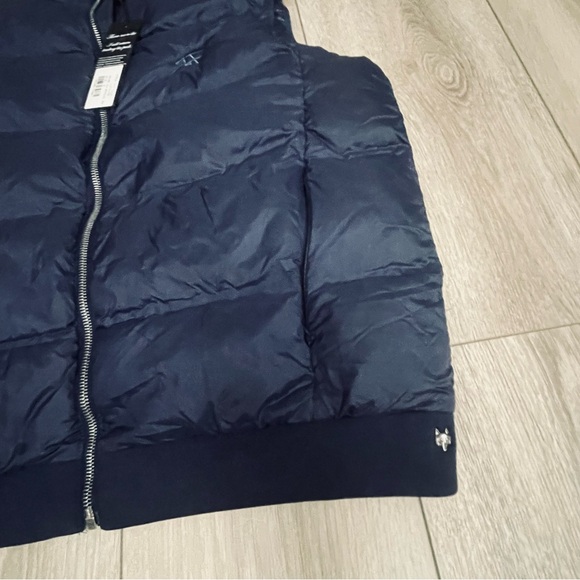 NWT Greyson Women’s Full Zip Puffer Bomber Vest blue , size M - MSRP $298 - Picture 4 of 9